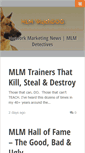 Mobile Screenshot of mlmwatchdog.com
